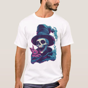 Abra-Cadabra-Knochen � Lustiger Zauberschädel T-Shirt