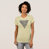 Abracadabra [dunkelinvertierte Pyramide] T-Shirt (Vorne ganz)