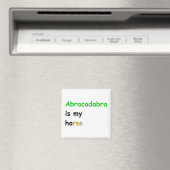 Abracadabra ist mein Pferd Magnet (In Situ (Geschirrspüler))
