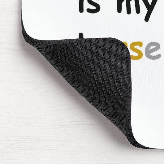 Abracadabra ist mein Pferd Mousepad (Ecke)