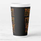 Abracadabra Latte Tasse (Vorderseite)