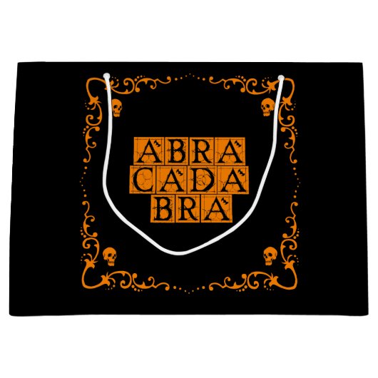 Abracadabra Magic Word Geschenktasche Große Geschenktüte (Vorderseite)