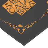 Abracadabra Magic Word Mittelgroßer Tischläufer (Ecke)