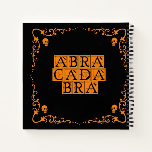 Abracadabra Magic Word Notizblock (Rückseite)
