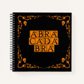 Abracadabra Magic Word Notizblock (Vorderseite)