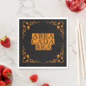 Abracadabra Magic Word Serviette (Beispiel)