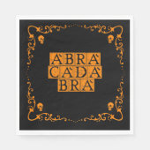 Abracadabra Magic Word Serviette (Vorderseite)