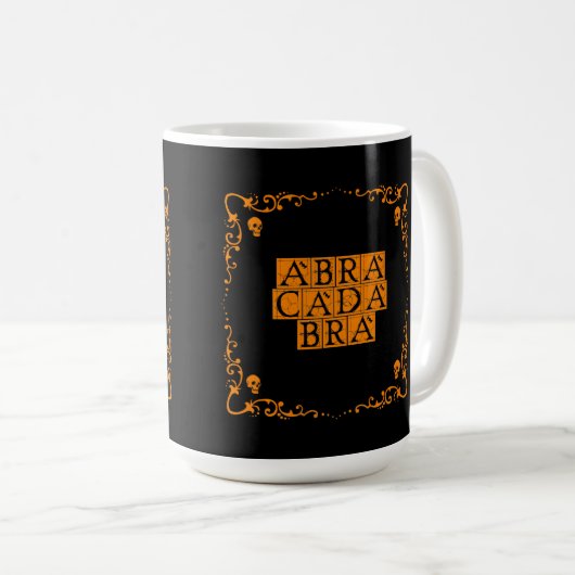 Abracadabra Magic Word-Tasse Kaffeetasse (VorderseiteRechts)