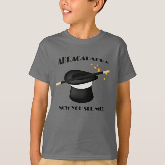Abracadabra Magier Sichtbarer T - Shirt (Vorderseite)
