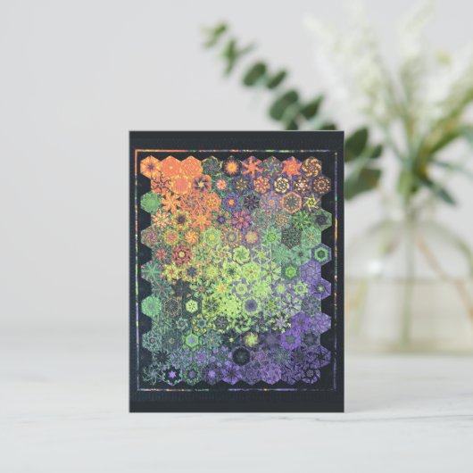 Abracadabra Quilt Postkarte (Stehend Vorderseite)