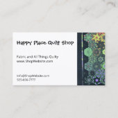 Abracadabra Quilt Voll anpassbare Biz Cards Visitenkarte (Vorderseite)