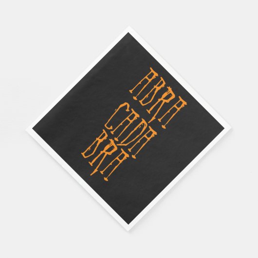 Abracadabra Serviette (Ecke)