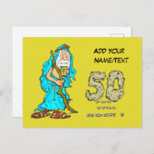 Abraham 50 Jahrestag Kust. Postkarte (Vorne/Hinten)