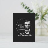 Abraham (Abe) Lincoln Bicentennial Postkarte (Stehend Vorderseite)