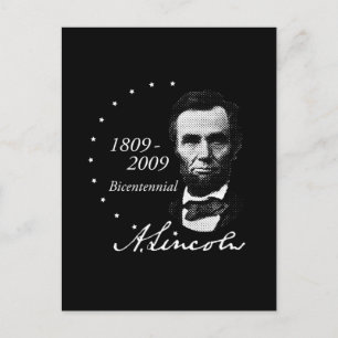 Abraham (Abe) Lincoln Bicentennial Postkarte