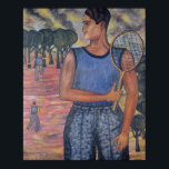 Abraham Ángel Der Tennisspieler Poster<br><div class="desc">Abraham Ángel,  The Tennis Player Fine Art Print. Abraham Ángel (1905 - 1924) ein Kunstmaler aus Mexiko. Ein Portrait von Hugo Tilghman (The Tennis Player) 1924.</div>