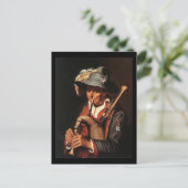Abraham Bloemaert Der Bagpiper Postkarte (Stehend Vorderseite)