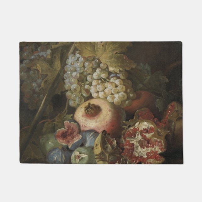 Abraham Brueghel - Stillleben mit Früchten Fußmatte (Vorderseite)