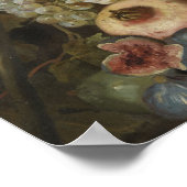 Abraham Brueghel - Stillleben mit Früchten Poster (Ecke)