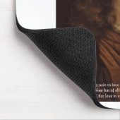 Abraham Crowley Liebe Zitat "Liebe in Verfall" Mousepad (Ecke)