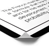 Abraham De Moivre Poster (Ecke)