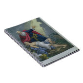 Abraham, der herauf seinen Sohn Isaac, von einem Notizblock (Rechte Seite)