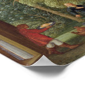 Abraham entertaining the Three Angels Poster (Ecke)