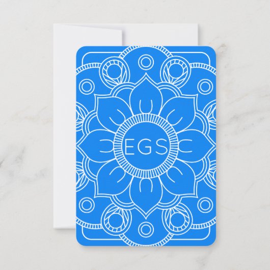 Abraham Hicks Blue Emotional Guidance Scale Card Einladung (Rückseite)