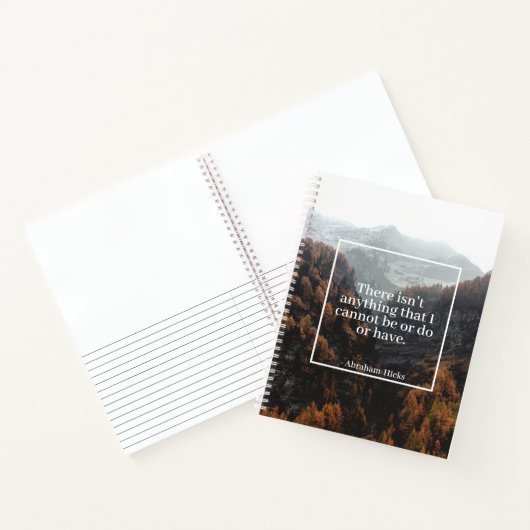 Abraham-Hicks Gesetz zur Anziehung von Wortgefecht Notizblock (Innenseite)