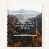 Abraham-Hicks Gesetz zur Anziehung von Wortgefecht Notizblock (Vorderseite)