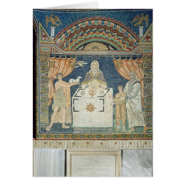 Abraham, Isaac und Melchisedech (Vorne)