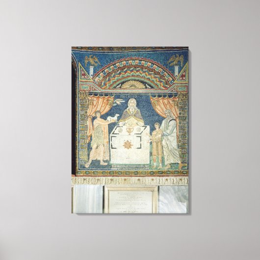 Abraham, Isaac und Melchisedech Leinwanddruck (Vorderseite)