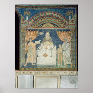 Abraham, Isaac und Melchisedech Poster