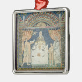 Abraham, Isaac und Melchisedech Silbernes Ornament (Links)