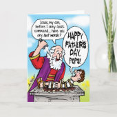 Abraham & Isaac Vatertag - Karte (Vorderseite)