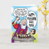 Abraham & Isaac Vatertag - Karte (Gelbe Blume)