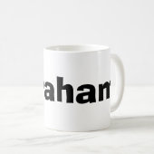 Abraham Kaffeetasse (VorderseiteRechts)