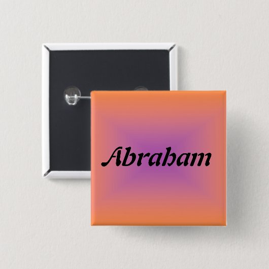 Abraham-Knopf Button (Vorne & Hinten)