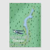 Abraham Lake, Canada Magnetkarte (Vorderseite)