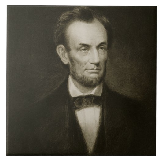 Abraham Lincoln, 16. Präsident des vereinigten Fliese (Vorderseite)
