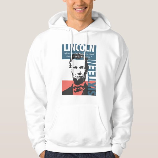 Abraham Lincoln-16. Präsident Hoodie (Vorderseite)