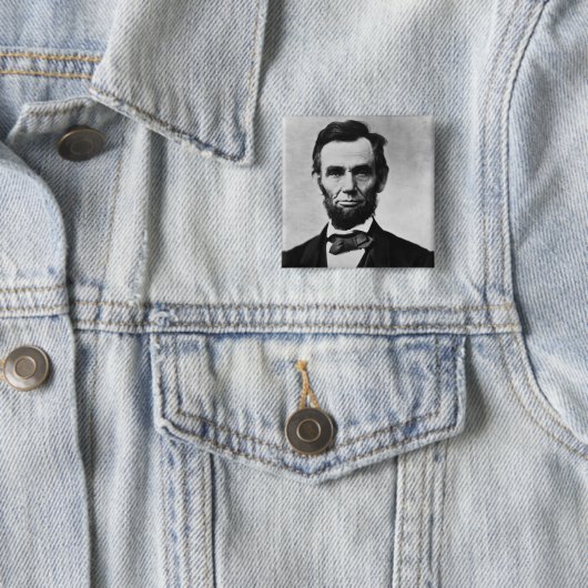 Abraham Lincoln: 16. Präsident von Amerika Button (Beispiel)