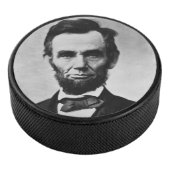 Abraham Lincoln: 16. Präsident von Amerika Eishockey Puck (3/4)