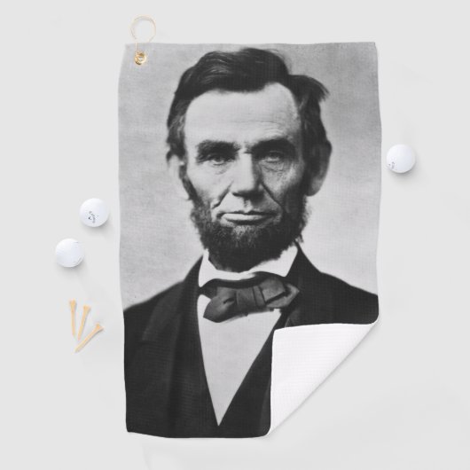 Abraham Lincoln: 16. Präsident von Amerika Golfhandtuch (Insitu)