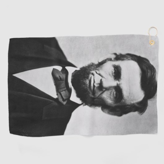 Abraham Lincoln: 16. Präsident von Amerika Golfhandtuch (Horizontal)