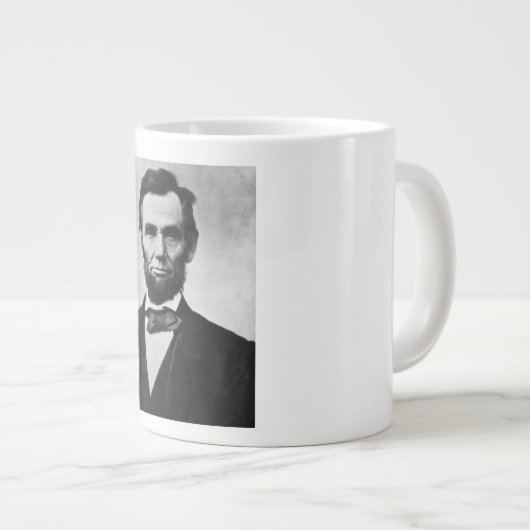 Abraham Lincoln: 16. Präsident von Amerika Jumbo-Tasse (Vorderseite Rechts)