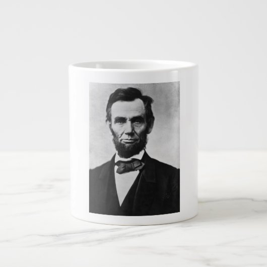 Abraham Lincoln: 16. Präsident von Amerika Jumbo-Tasse (Vorderseite)
