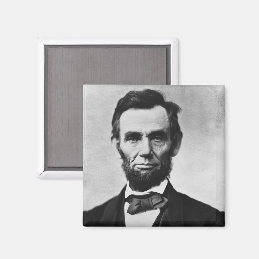 Abraham Lincoln: 16. Präsident von Amerika Magnet (Vorderseite/Rückseite)