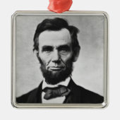 Abraham Lincoln: 16. Präsident von Amerika Ornament Aus Metall (Vorne)