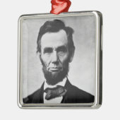 Abraham Lincoln: 16. Präsident von Amerika Ornament Aus Metall (Links)